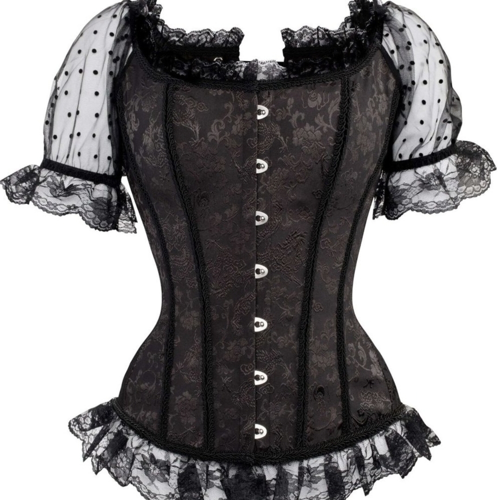 Black Lace Corset